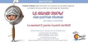 Exposition « LE GRAND SHOW DES PETITES CHOSES » Gilbert LEGRAND au Au Centre  Culturelle Portet sur Garonne