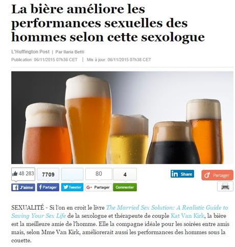 Boire de la bière, ça donne du plaisir :-)