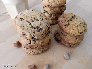 Cookies noisettes, praliné & chocolat Cookies noisettes, praliné & chocolat