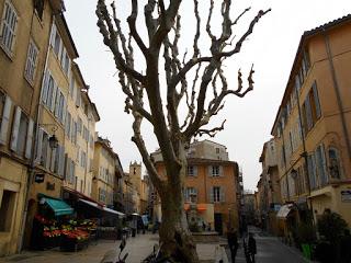 Dans la vieille ville d'Aix-en-Provence