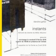 « Les gravures » de Blandine GALTIER pour l’ouverture Galerie d’Art Contemporain MI[X] à Mourenx(64)