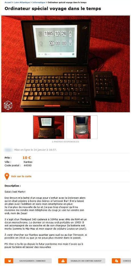 3615 retour vers le futur...