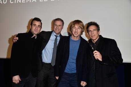 Justin Theroux,Will Ferrell,Owen Wilson and Ben Stiller attend the VIP Screening of the Paramount Pictures film 