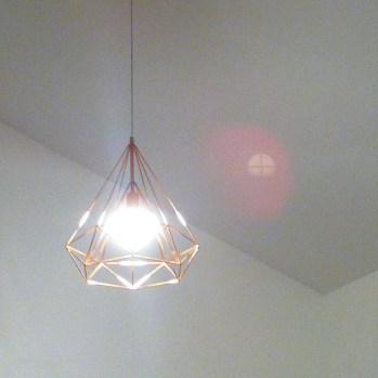 Mon nouveau lustre de salon