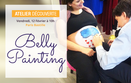 Belly Painting : l’atelier à Paris avec Alexandra Berthomé !