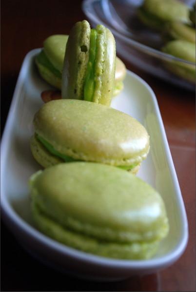 Macarons à la pistache