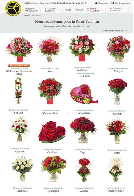 La St Valentin c'est très bientôt, souhaitez la avec Interflora - Paperblog