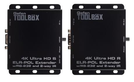 Extendeur HDMI, RS232 et IR GTB-UHD2IRS-ELRPOL-BLK Gefen