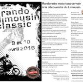Rando Limoussin Classic le 9 et 10 avril 2016 (87) - Randonnée Enduro du Sud Ouest
