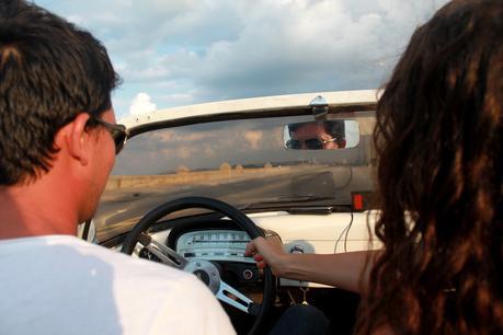 nancy et le chauffeur de taxi sur le malecon