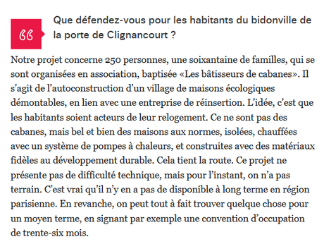La belle histoire d’un architecte solidaire avec les #roms du 18ème Capture