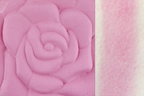 Swatch du Powder blush bois de rose nude mat Tea Rose de Milani cosmetics