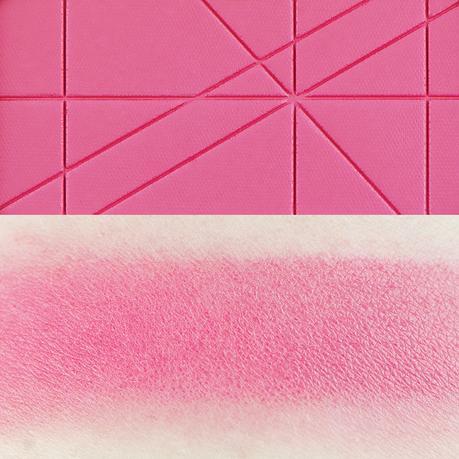 Swatch du Defining blush rose corail mat Think Pink de Catrice cosmetics