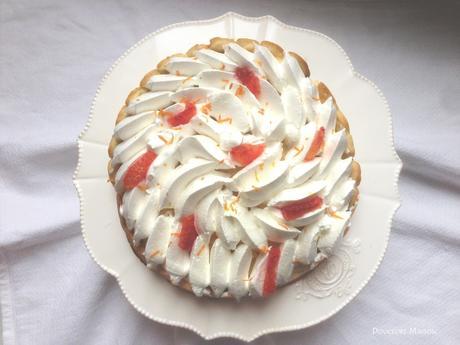 tarte orange vue du haut