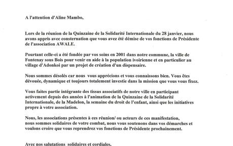 Un exemple d`associations solidaires!