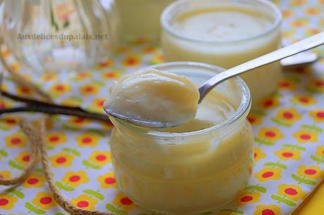 Crème dessert à la vanille sans oeufs