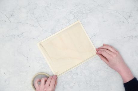 Diy bloc note aimanté pour frigo