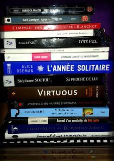 Bilan lecture du mois de Janvier