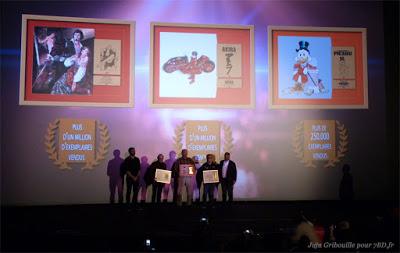 Remise de prix spéciaux pour Don Rosa, Milo Manara et Katsuhiro Otomo