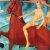 1912, Kuzma Petrov-Vodkin : Bathing of the Red Horse