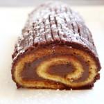 Bûche de Noël facile [chocolat, crème de marron, orange]