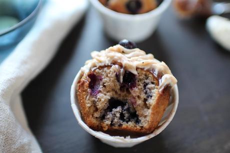 muffins marrons myrtilles cream cheese