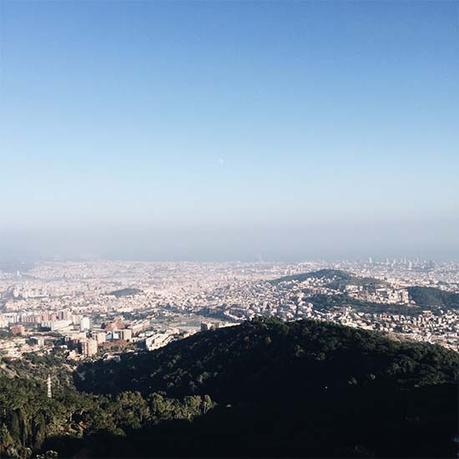 Barcelona sky view