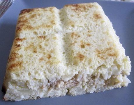 Flan soufflé de choux fleurs au saumon