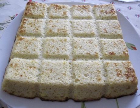 Flan soufflé de choux fleurs au saumon