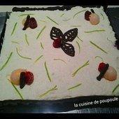 Bavarois litchi framboise au thermomix ou sans - La cuisine de poupoule