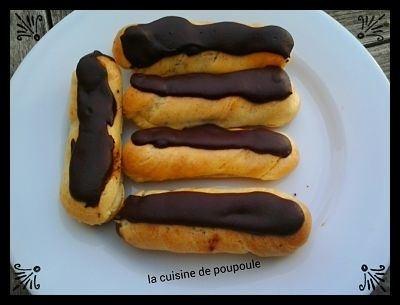 Eclaire au chocolat de Christophe Felder au thermomix ou sans
