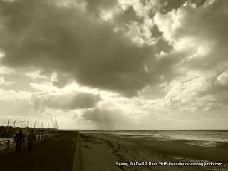 Vues du Bassin d'Arcachon ou la promenade des nuages et de la lumière