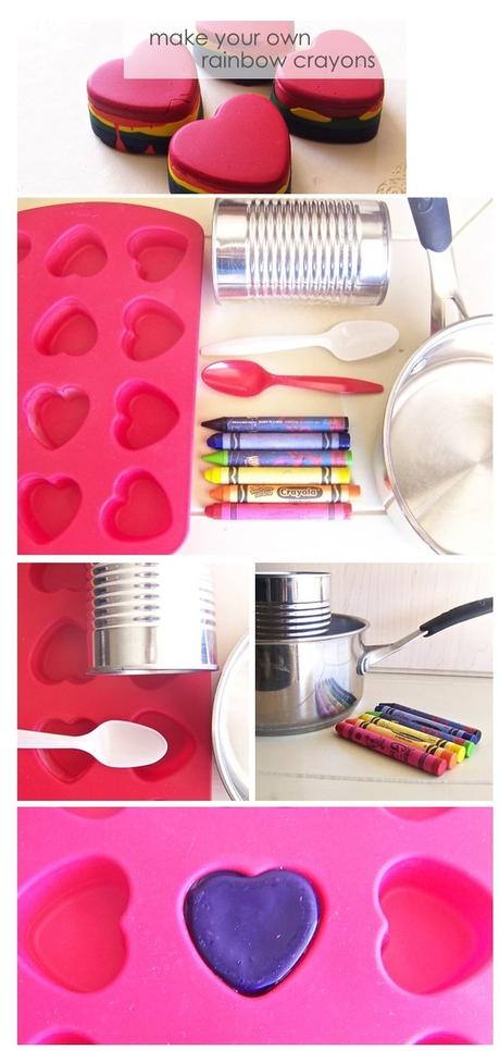 Crayon coeurs en Crayola recyclés