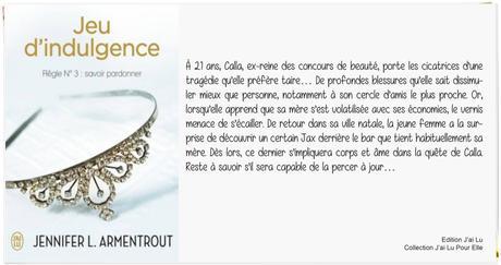 Jeu d’indulgence | Jennifer L. Armentrout (Jeu de Patience #3)
