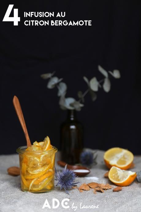 infusion au citron bergamote chaude ou glacée