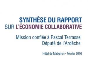 Les proposition du rapport de Pascal Terrasse sur le développement de l'économie collaborative