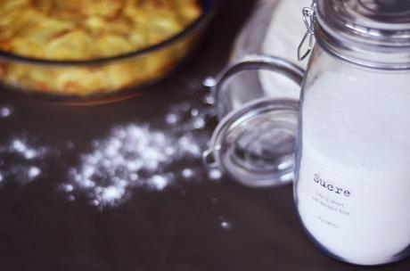 le gâteau invisible , pommes & amande