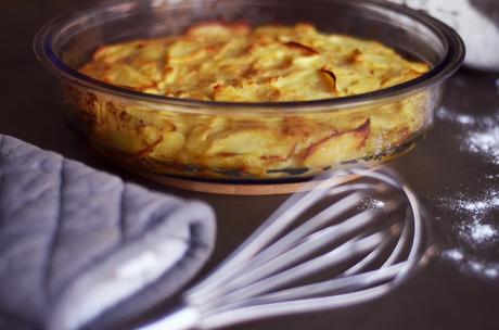 le gâteau invisible , pommes & amande