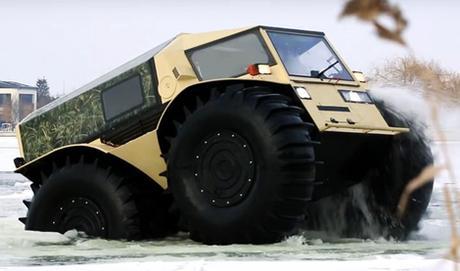 Le Sherp, buggy amphibie de l'apocalypse (vidéo) Le Sherp, buggy amphibie de l'apocalypse (vidéo)