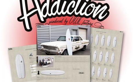 A new website for our postmodern surf brand addictionsurfboards