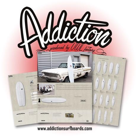 A new website for our postmodern surf brand addictionsurfboards