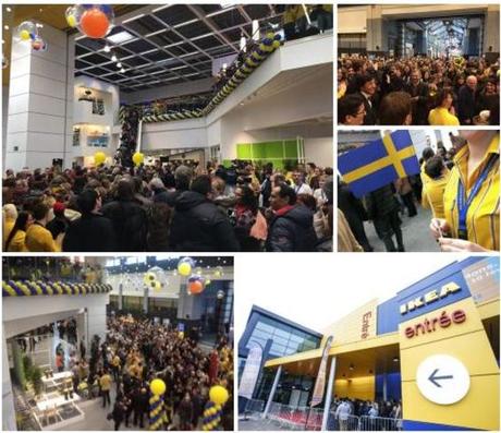 Ouverture IKEA , le bonheur est dans les  Grands Prés  à Mons