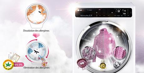 5 conseils lessive, machine à laver LG TrueSteam