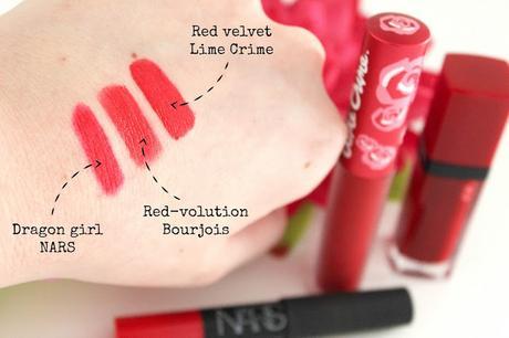 Mon top 3 des lipsticks rouges pour une bouche à croquer en toute circonstance