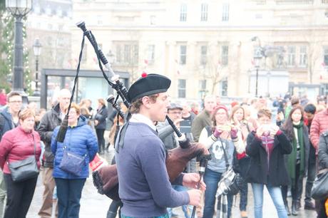 Musiciens à Trafalgar Square
