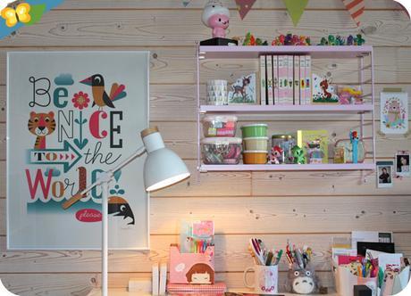 affiche Be Nice To The World de Ingela Peterson Arrhenius