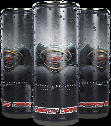 Batman v Superman existe aussi en Energy Drink !