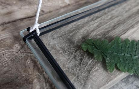 DIY : fleurs et feuillages sous verre