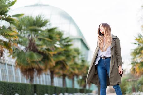 trench coat kaki