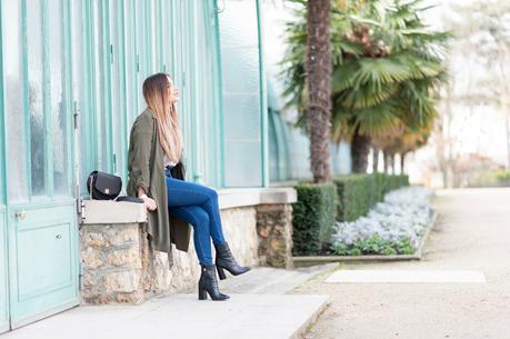 bottines zara talon carré cuir